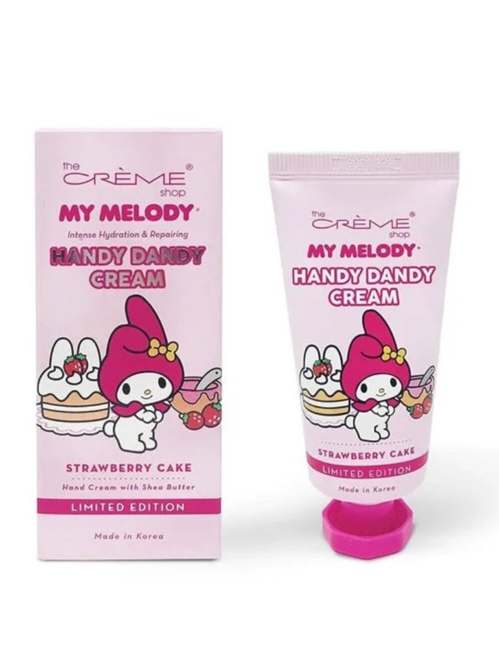 The Creme Shop My Melody Handy Dandy Cream - Strawberry Cake 1.7 oz. Limited Ed.